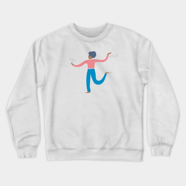 Dancer 1 Crewneck Sweatshirt by Rosalind Maroney Illustration